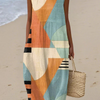 Iris™ Geometric Midi Dress