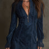 Debbie | Suede Mini Dress
