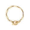 Gold Link T-Bar Bracelet